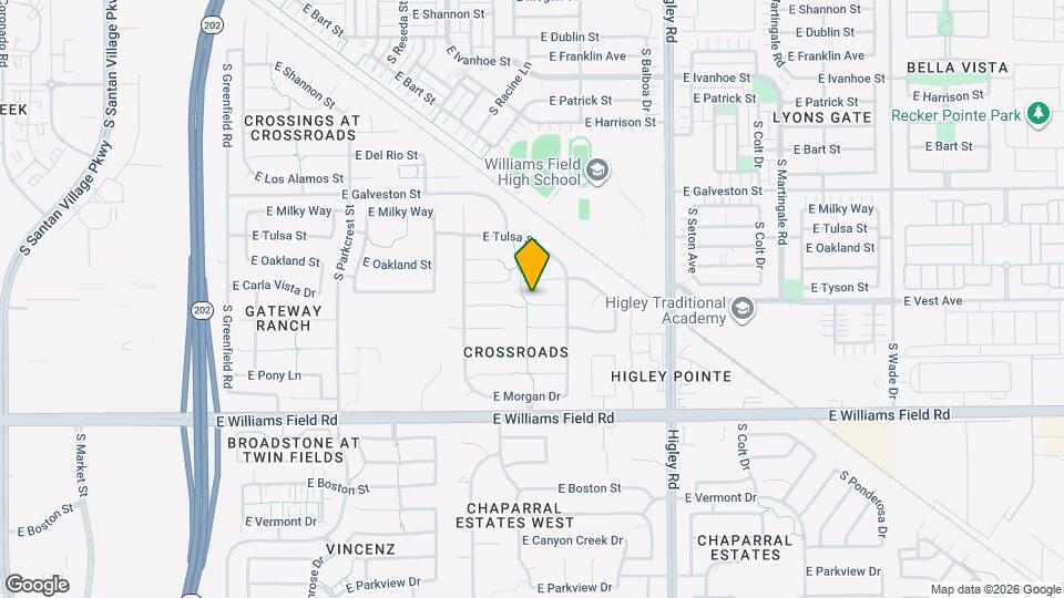 2950 E Tyson Ct Map and Location Details