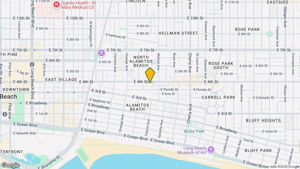 1442 E 4th St Mapa y Detalles de la Ubicación