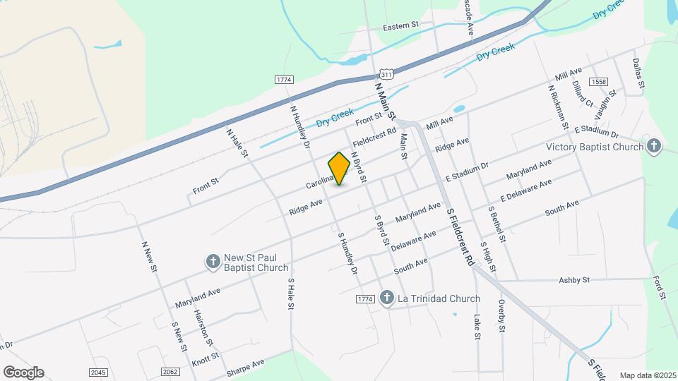 1309 Ridge Ave Map and Location Details