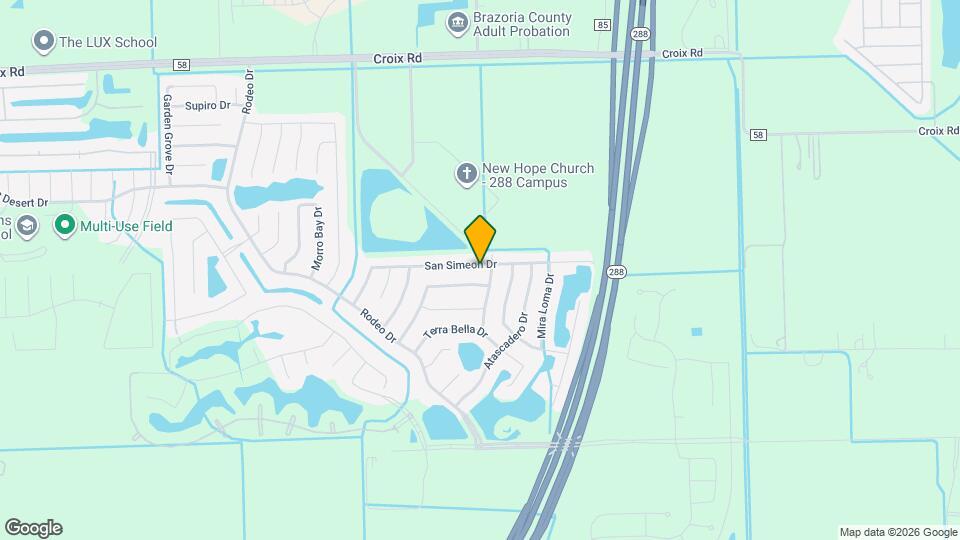 74 San Simeon Dr Map and Location Details