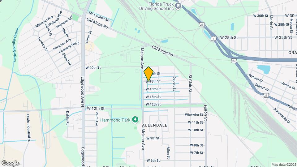 3154 W 18th St Map and Location Details