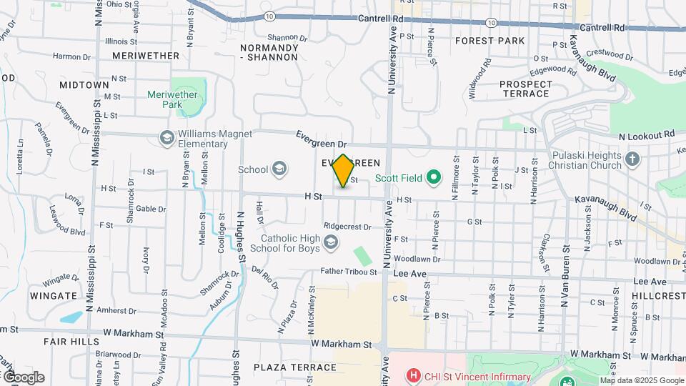 6316 H St Map and Location Details