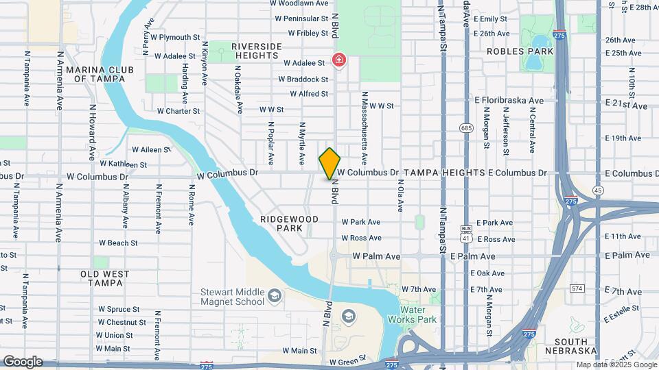 2502 N Boulevard Map and Location Details