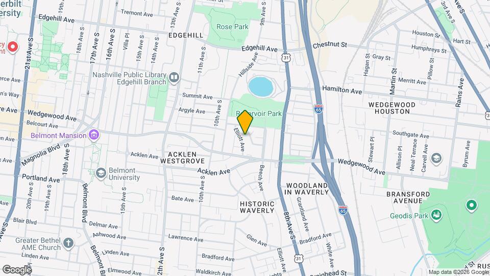 1814B Elliott Ave Mapa y Detalles de la Ubicación