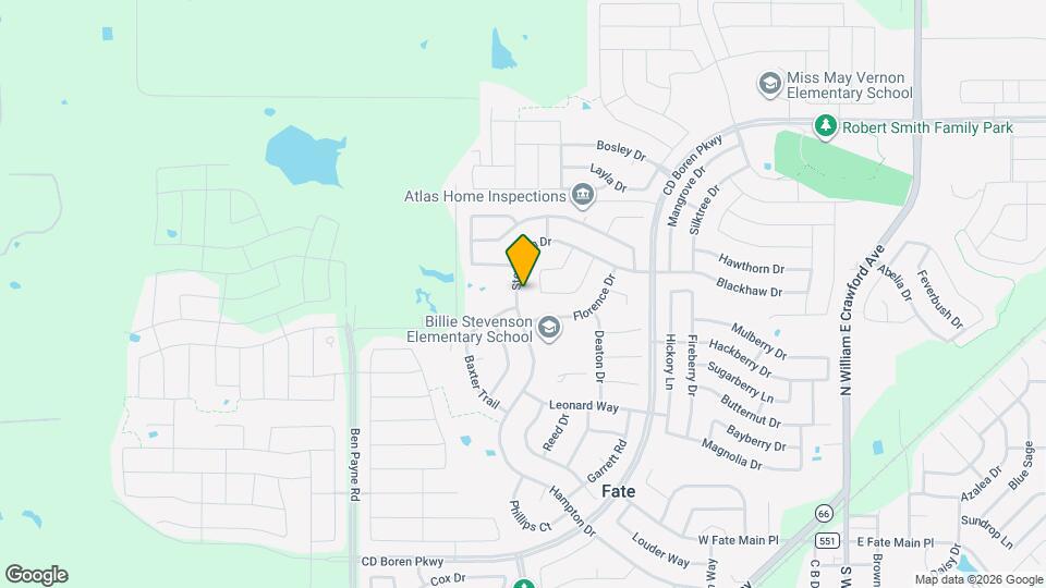 160 Stevenson Dr Mapa y Detalles de la Ubicación