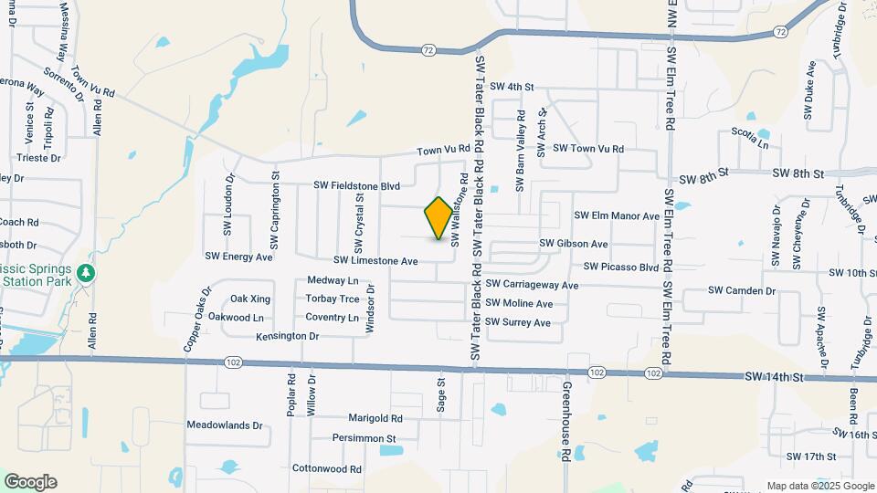 4105 SW Slate Ln Map and Location Details