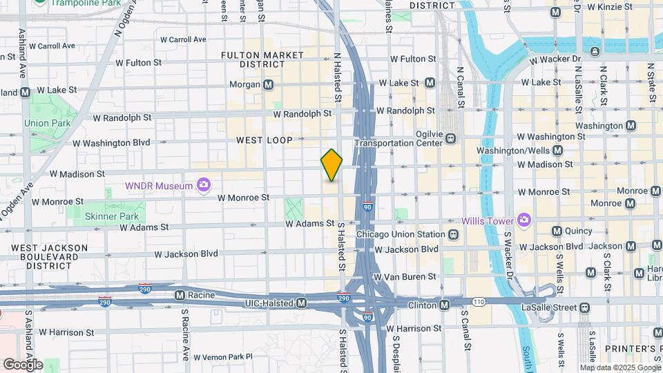 40 S Halsted St, Unit 604 Map and Location Details