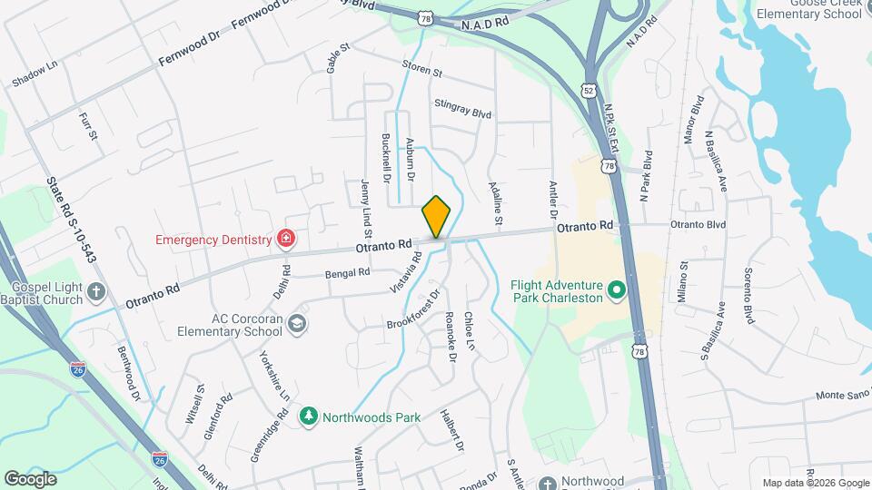 2373 Otranto Rd Map and Location Details