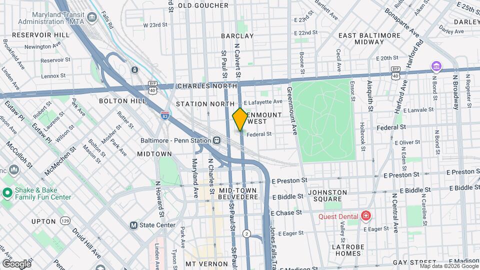 210 Federal St Map and Location Details