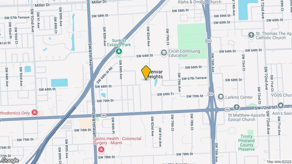 6880 SW 82nd Ave Map and Location Details