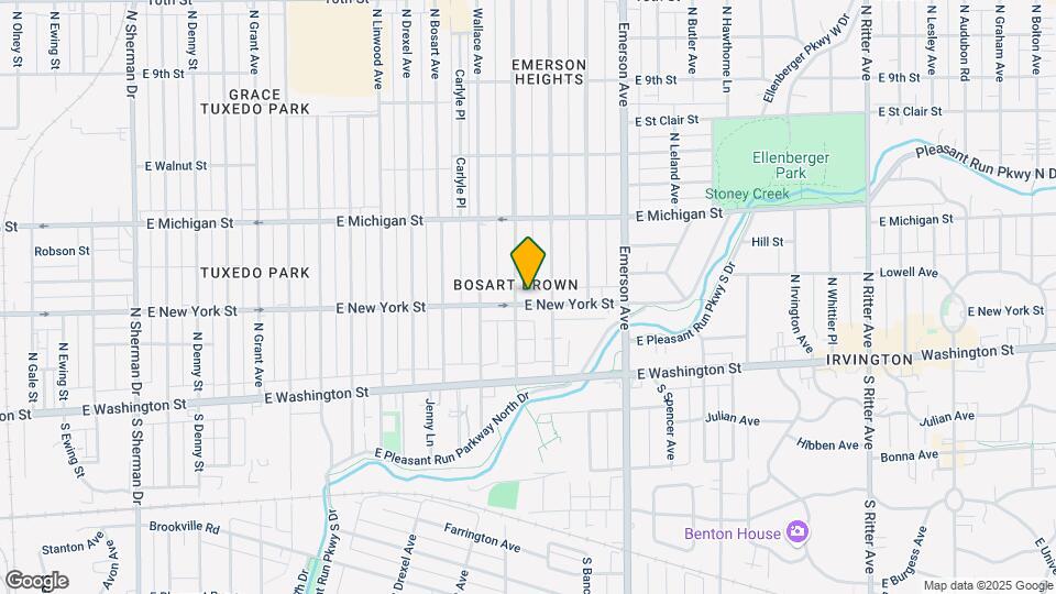 4912 E New York St Map and Location Details