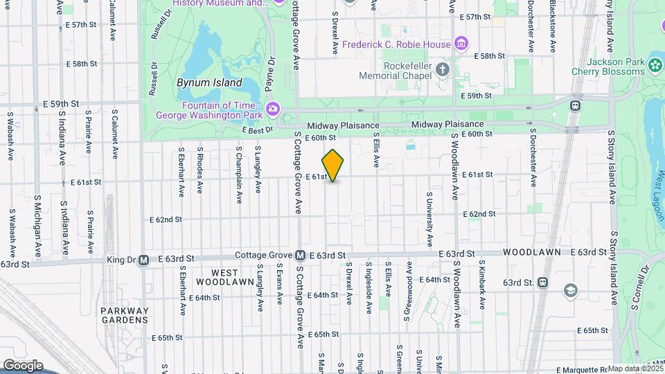 6115 S Drexel Ave Map and Location Details