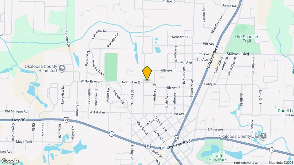 498 North Ave E Map and Location Details