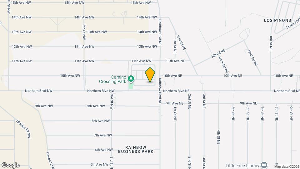 212 El Camino Loop NW Map and Location Details