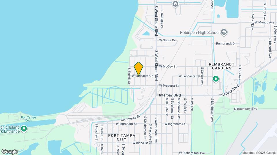 6801 S Faul St Map and Location Details