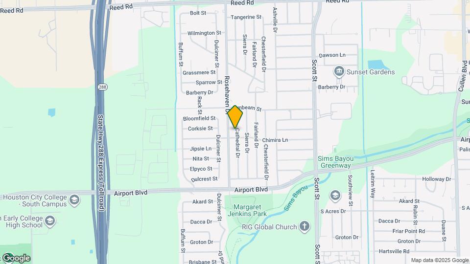 10202 Cathedral Dr Map and Location Details