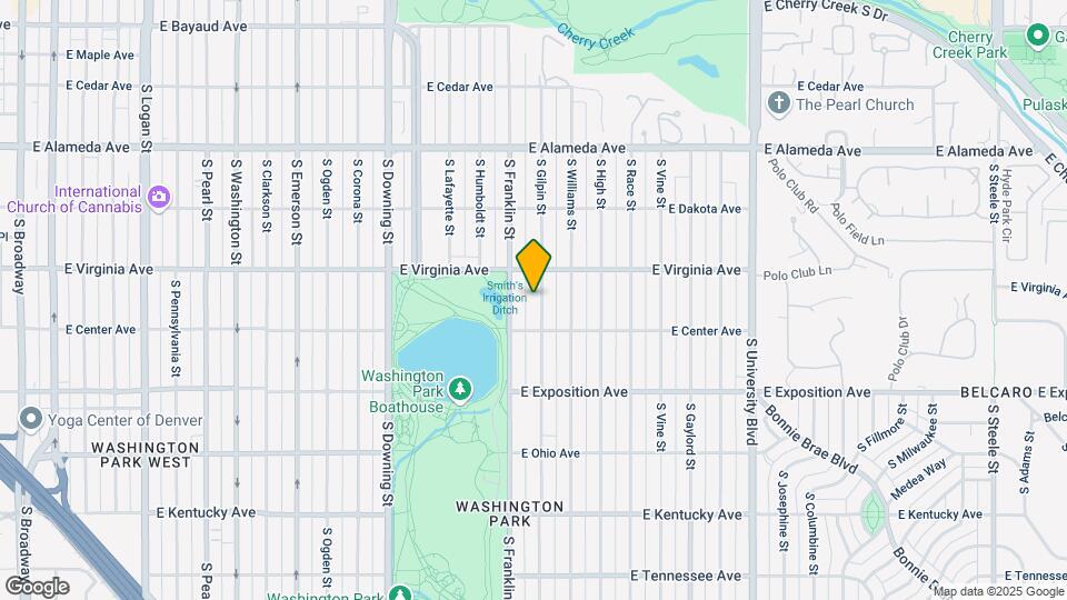 539 S Gilpin St Map and Location Details