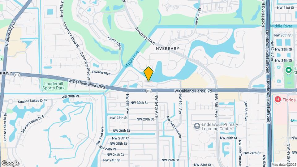 6475 W Oakland Park Blvd Map and Location Details