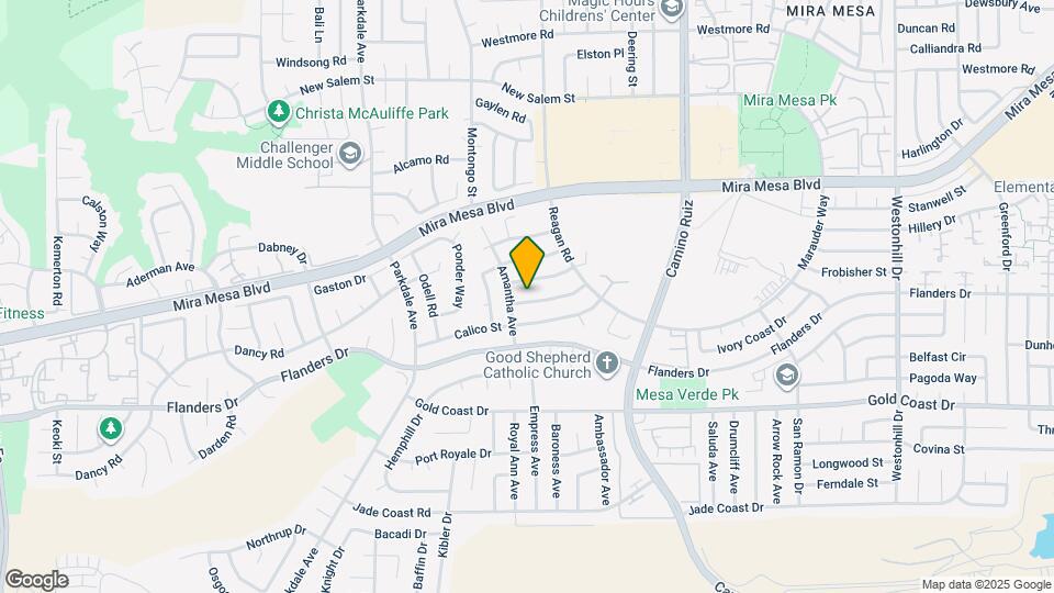 8050 Columbus St Map and Location Details