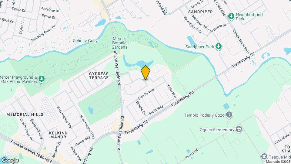 3602 Bluebird Park Ln Map and Location Details