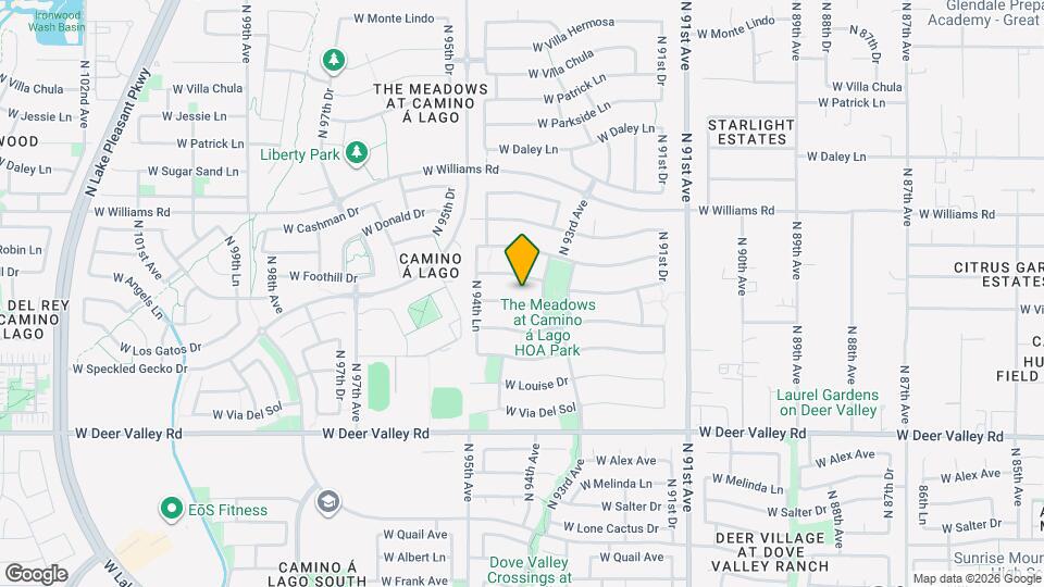 9378 W Via Montoya Dr Map and Location Details