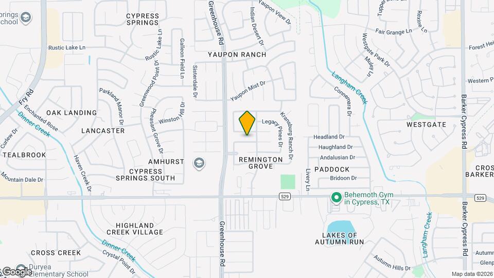 19122 Yellow Thrush Dr Map and Location Details