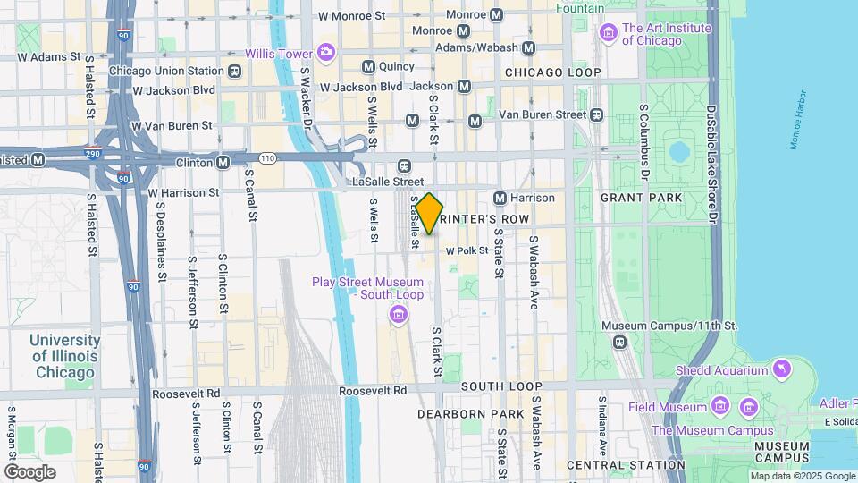 722 S Clark St Map and Location Details