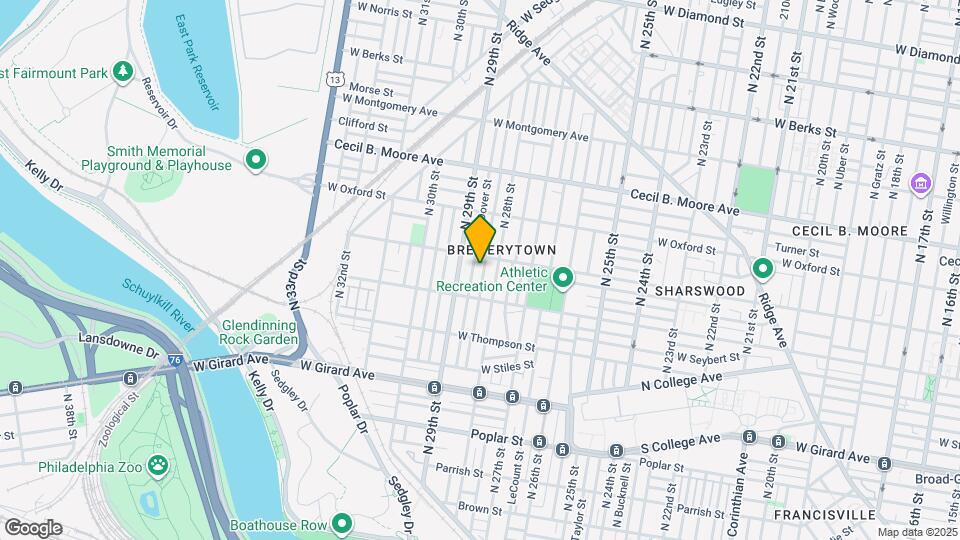 1442 N Newkirk St Map and Location Details