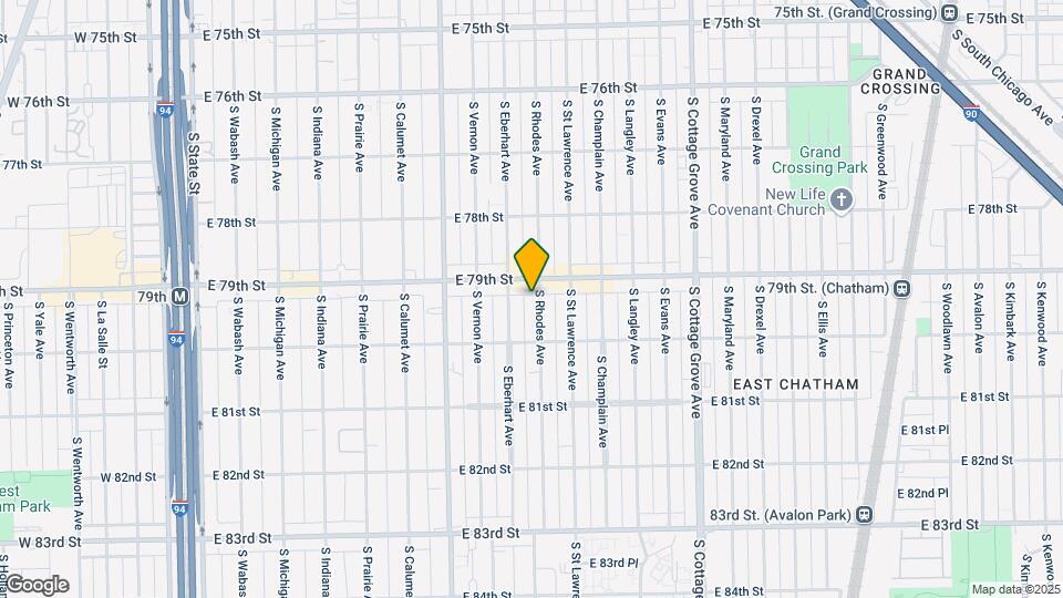 7920 S Rhodes Ave Map and Location Details