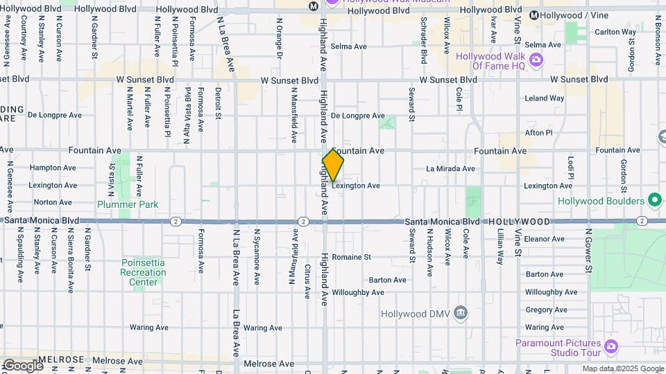 6768 Lexington Ave Map and Location Details