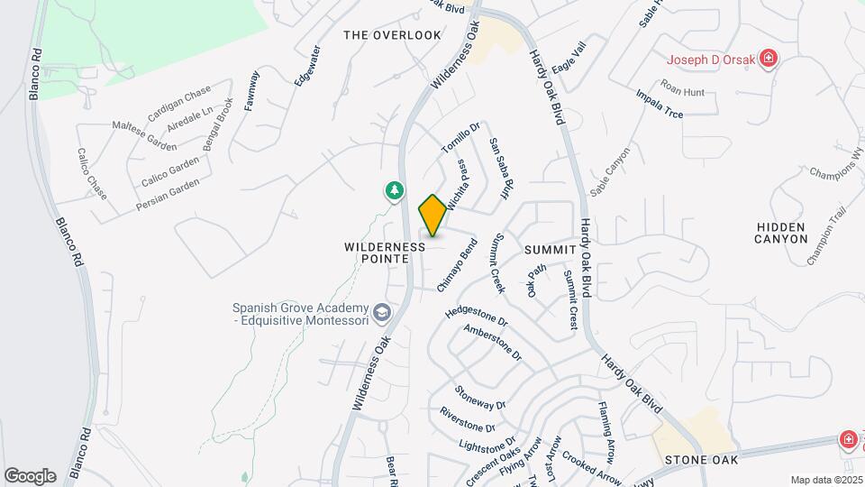 419 Coyanosa Falls Map and Location Details