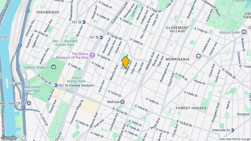 1055 Findlay Ave Mapa y Detalles de la Ubicación