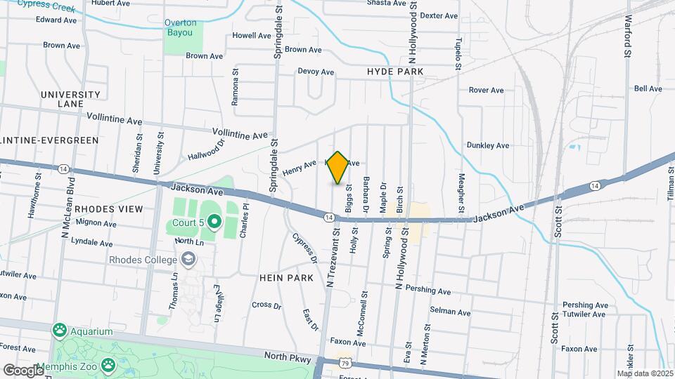 862 N Trezevant St Map and Location Details
