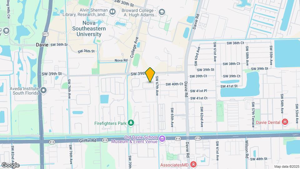 6744 SW 40th St Map and Location Details