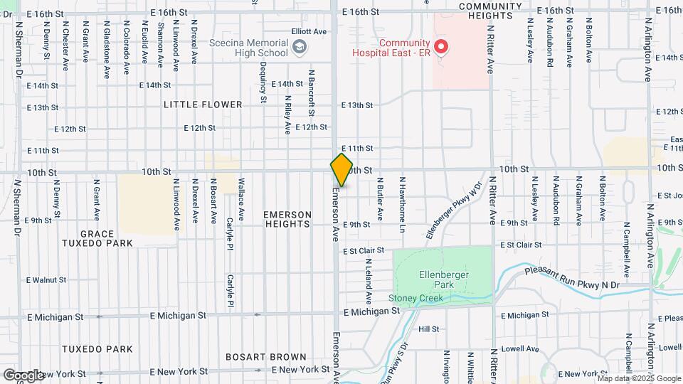 905 N Emerson Ave Map and Location Details