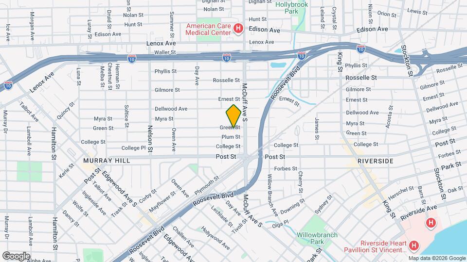 3028 Green St Map and Location Details