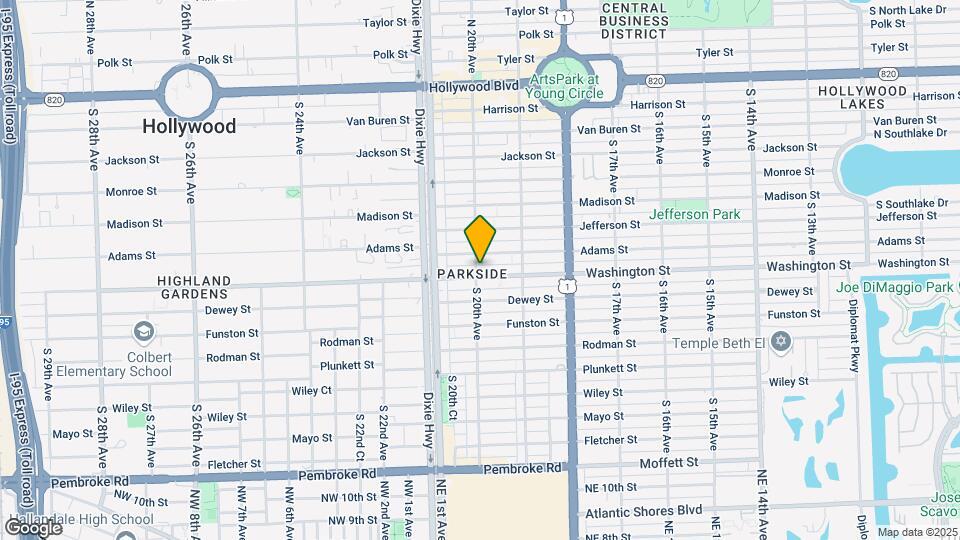 825 S 20th Ave, Unit b Map and Location Details