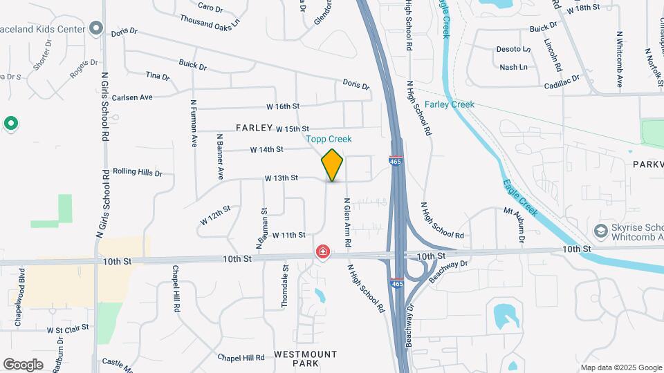 1275 Farley Dr Map and Location Details