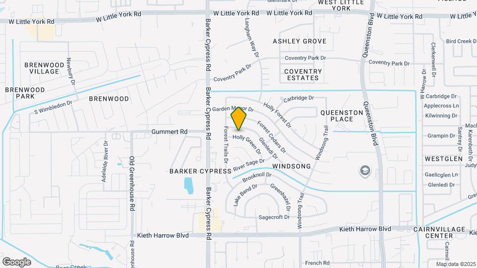 18162 Holly Green Dr Mapa y Detalles de la Ubicación