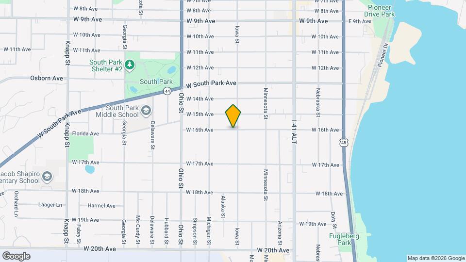 407 W 16th Ave Mapa y Detalles de la Ubicación
