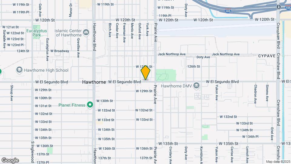 4052 W El Segundo Blvd Map and Location Details