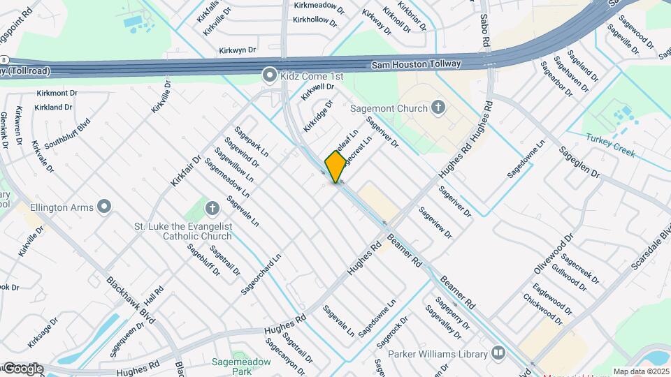 10827 Sageorchard Ln Map and Location Details