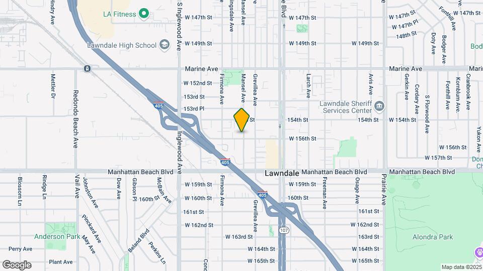 4533 W 156th St Map and Location Details