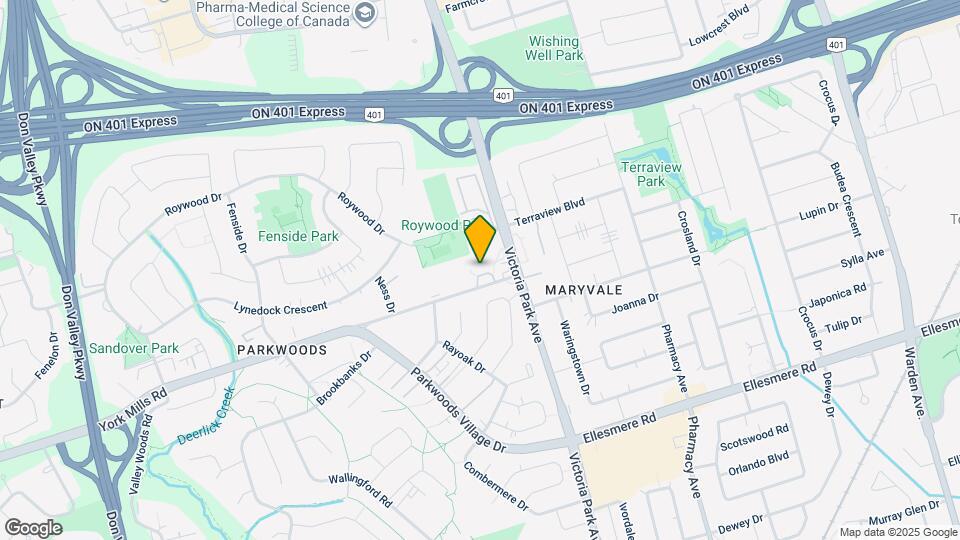 1350 York Mills Rd Map and Location Details