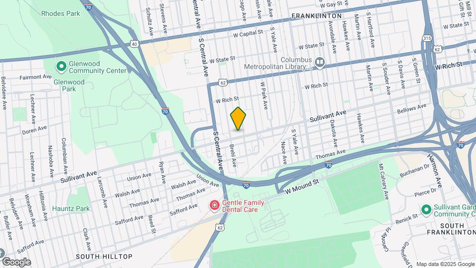 1336-1338-1338 Sullivant Ave Mapa y Detalles de la Ubicación