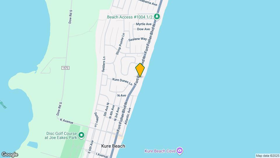 458 Fort Fisher Blvd N Map and Location Details