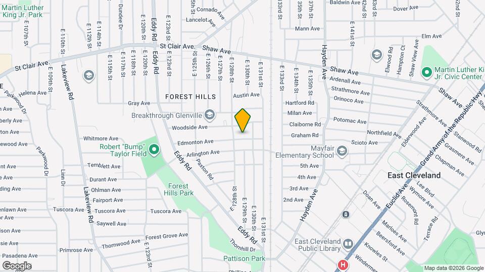 12819 Edmonton Ave Mapa y Detalles de la Ubicación