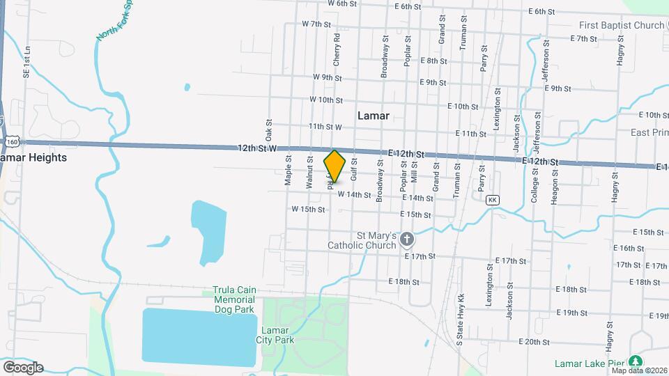 1306 Cherry Rd Mapa y Detalles de la Ubicación