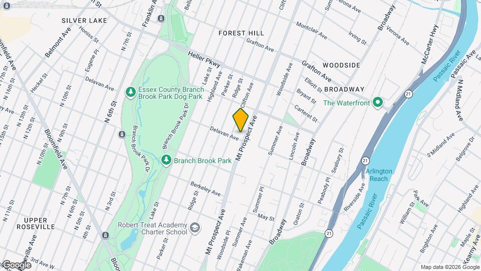 580 Mt Prospect Ave, Unit 104 Map and Location Details