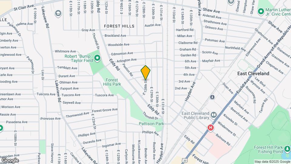 930 E 128th St Map and Location Details